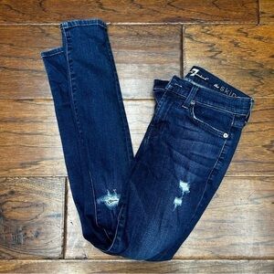 7 for all mankind the skinny jeans